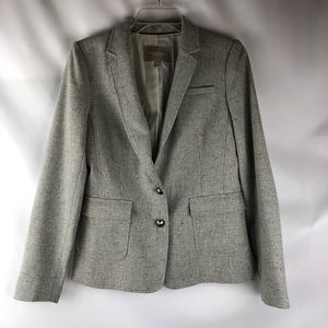 Banana Republic, hacking jacket, size 6, Gray